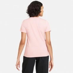 Γυναικεία Nike Sportswear Essential Γυναικείο T-Shirt PINK GLAZE/BLACK -Γυναικεία Ρούχα Εκπτώσεις nike w nsw tee essntl icon futur 12