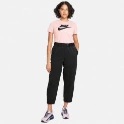 Γυναικεία Nike Sportswear Essential Γυναικείο T-Shirt PINK GLAZE/BLACK -Γυναικεία Ρούχα Εκπτώσεις nike w nsw tee essntl icon futur 14