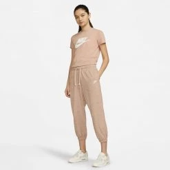 Γυναικεία Nike Sportswear Essential Γυναικείο T-shirt ROSE WHISPER/WHITE -Γυναικεία Ρούχα Εκπτώσεις nike w nsw tee essntl icon futur 3