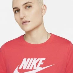 Γυναικεία Nike Sportswear Essential Γυναικείο T-Shirt MAGIC EMBER/WHITE -Γυναικεία Ρούχα Εκπτώσεις nike w nsw tee essntl icon futur 6