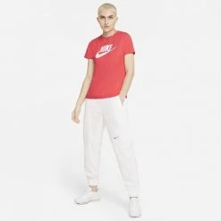 Γυναικεία Nike Sportswear Essential Γυναικείο T-Shirt MAGIC EMBER/WHITE -Γυναικεία Ρούχα Εκπτώσεις nike w nsw tee essntl icon futur 7