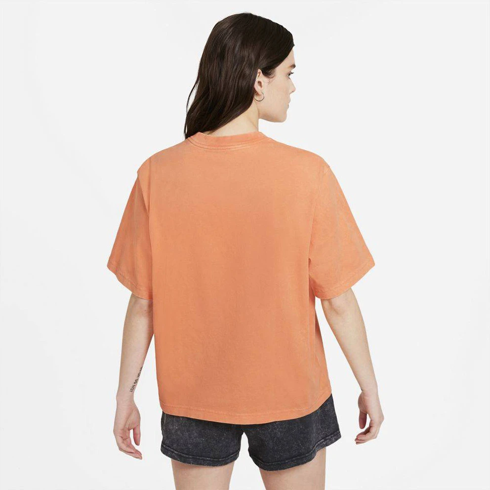 Γυναικεία Nike Sportswear Wash Γυναικείο T-Shirt ATOMIC ORANGE 2 Γυναικεία Nike Sportswear Wash Γυναικείο T-Shirt ATOMIC ORANGE - Image 2