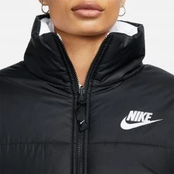 Γυναικεία Nike W Nsw Tf Rpl Clssc Hd Jkt Venr BLACK/WHITE/BLACK/WHITE -Γυναικεία Ρούχα Εκπτώσεις nike w nsw tf rpl clssc hd jkt venr 2