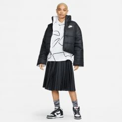 Γυναικεία Nike W Nsw Tf Rpl Clssc Hd Jkt Venr BLACK/WHITE/BLACK/WHITE -Γυναικεία Ρούχα Εκπτώσεις nike w nsw tf rpl clssc hd jkt venr 7