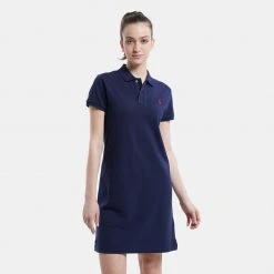Γυναικεία Polo Ralph Lauren Γυναικείο Φόρεμα BLUE -Γυναικεία Ρούχα Εκπτώσεις polo ralph lauren active for future orders day dre 3