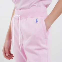 Γυναικεία Polo Ralph Lauren Γυναικείο Παντελόνι Φόρμας PINK -Γυναικεία Ρούχα Εκπτώσεις polo ralph lauren w 12 1 2022 classics athletic 2