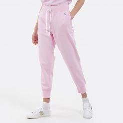 Γυναικεία Polo Ralph Lauren Γυναικείο Παντελόνι Φόρμας PINK -Γυναικεία Ρούχα Εκπτώσεις polo ralph lauren w 12 1 2022 classics athletic 5