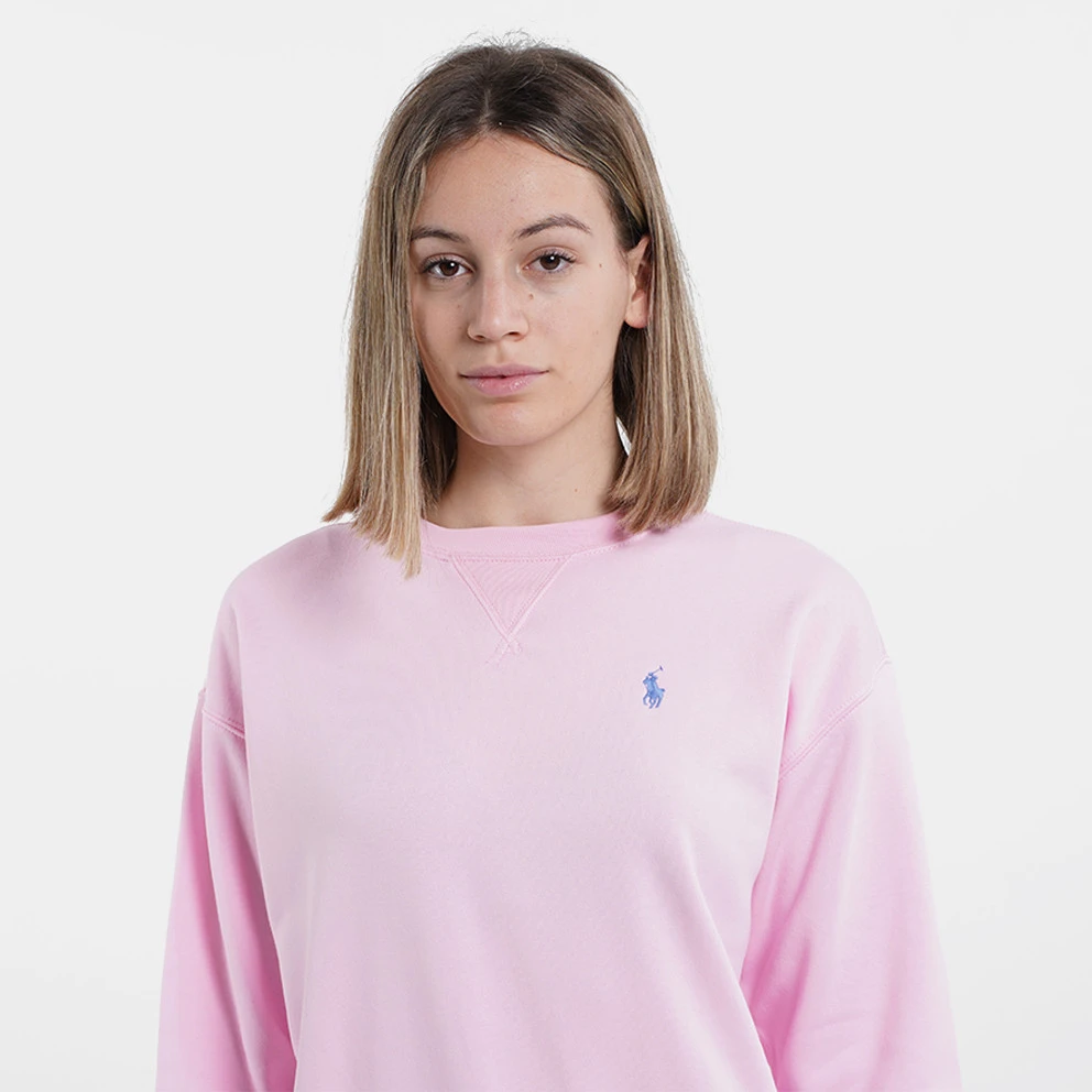 Polo Ralph Lauren Γυναικεία Μπλούζα Φούτερ Pink 3 Polo Ralph Lauren Γυναικεία Μπλούζα Φούτερ Pink - Image 3