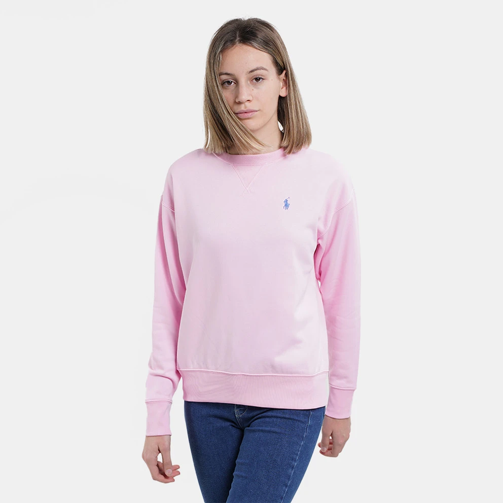 Polo Ralph Lauren Γυναικεία Μπλούζα Φούτερ Pink 1 Polo Ralph Lauren Γυναικεία Μπλούζα Φούτερ Pink
