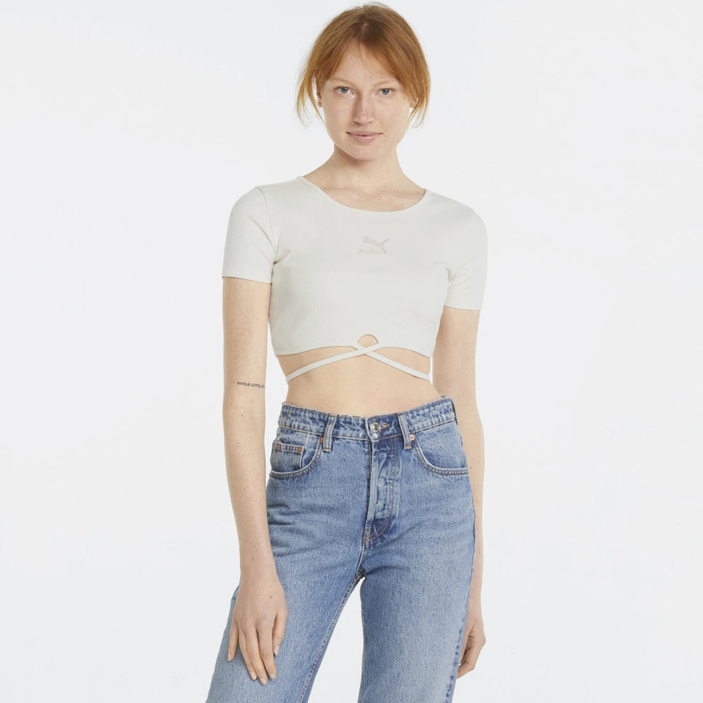 Γυναικεία Puma Classics Ribbed Γυναικείο Crop Top NO COLOR 1 Γυναικεία Puma Classics Ribbed Γυναικείο Crop Top NO COLOR