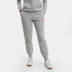 Γυναικεία Puma Mass Merchant Style Fleece Γυναικείο Παντελόνι Φόρμας Light Gray Heather-Deep Apricot