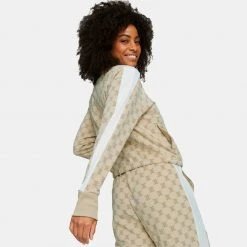 Puma T7 Printed Γυναικεία Ζακέτα LIGHT SAND 6 Puma T7 Printed Γυναικεία Ζακέτα LIGHT SAND -Γυναικεία Ρούχα Εκπτώσεις puma t7 aop track jacket 1