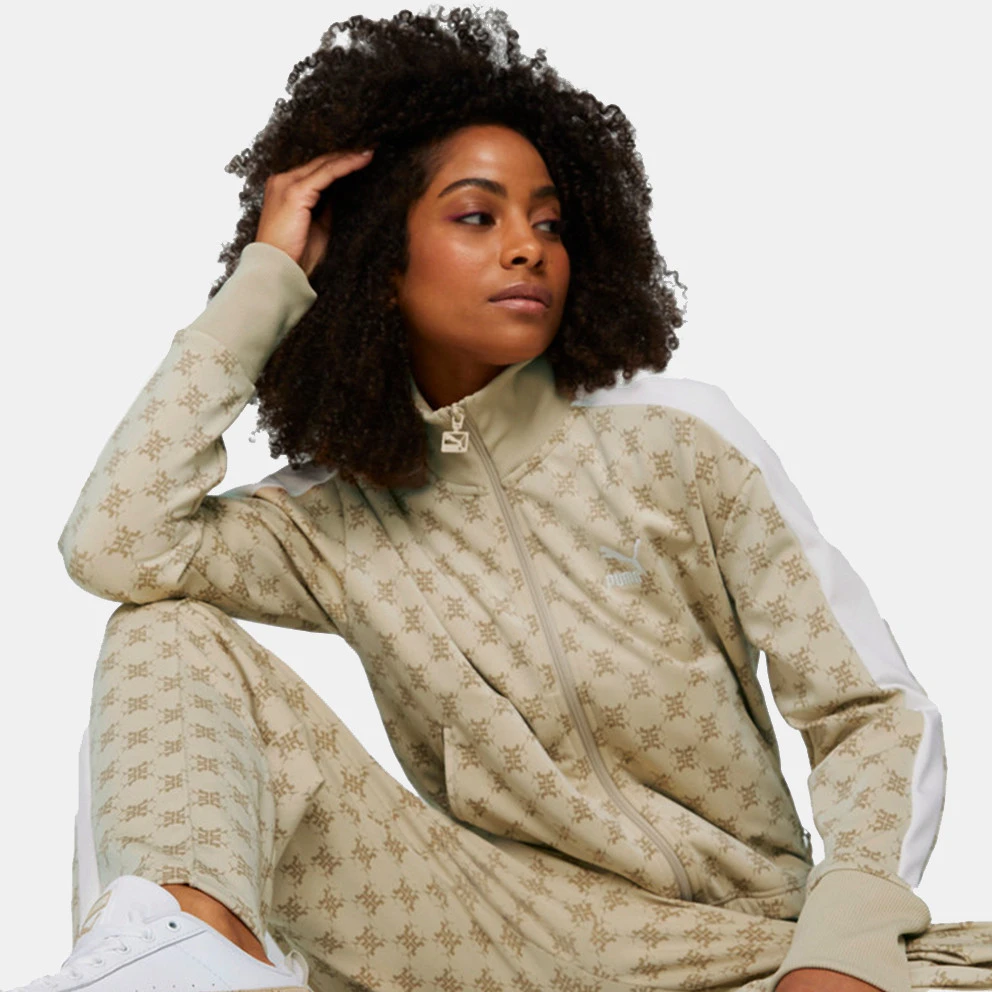 Puma T7 Printed Γυναικεία Ζακέτα LIGHT SAND 1 Puma T7 Printed Γυναικεία Ζακέτα LIGHT SAND