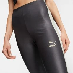 Γυναικεία Puma T7 High Waist Shiny Γυναικείο Κολάν Puma Black-Pristine -Γυναικεία Ρούχα Εκπτώσεις puma t7 high waist shiny leggings 3