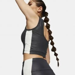 Γυναικεία Puma T7 Shiny Cropped Top Puma Black-Pristine -Γυναικεία Ρούχα Εκπτώσεις puma t7 shiny cropped top 2