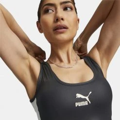Γυναικεία Puma T7 Shiny Cropped Top Puma Black-Pristine -Γυναικεία Ρούχα Εκπτώσεις puma t7 shiny cropped top 3