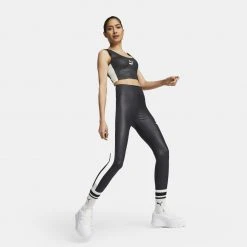 Γυναικεία Puma T7 Shiny Cropped Top Puma Black-Pristine -Γυναικεία Ρούχα Εκπτώσεις puma t7 shiny cropped top 4