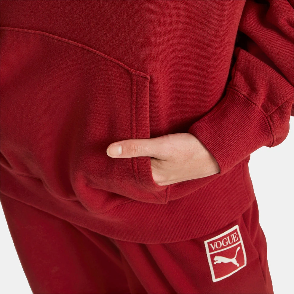 Puma X Vogue Γυναικεία Μπλούζα με Κουκούλα Intense Red 3 Puma X Vogue Γυναικεία Μπλούζα με Κουκούλα Intense Red - Image 3
