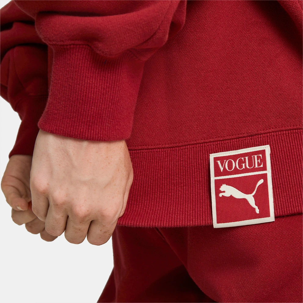 Puma X Vogue Γυναικεία Μπλούζα με Κουκούλα Intense Red 4 Puma X Vogue Γυναικεία Μπλούζα με Κουκούλα Intense Red - Image 4