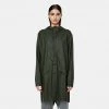 Γυναικεία Rains Unisex Αδιάβροχο GREEN -Γυναικεία Ρούχα Εκπτώσεις rains long jacket