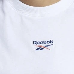 Γυναικεία Reebok Classics Γυναικείο T-Shirt WHITE -Γυναικεία Ρούχα Εκπτώσεις reebok classics cl pf sm tee 2