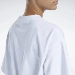 Γυναικεία Reebok Classics Γυναικείο T-Shirt WHITE -Γυναικεία Ρούχα Εκπτώσεις reebok classics cl pf sm tee 3