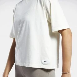 Γυναικεία Reebok Classics Boxy Γυναικείο T-shirt NONDYE -Γυναικεία Ρούχα Εκπτώσεις reebok classics cl rbk nd boxy tee 7