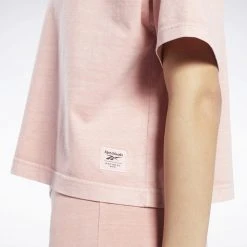 Reebok Classics Natural Dye Γυναικεία Crop Μπλούζα FROBER -Γυναικεία Ρούχα Εκπτώσεις reebok classics cl rbk nd cropped t 2