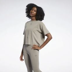 Reebok Classics Natural Dye Γυναικεία Crop Μπλούζα TREKGR
