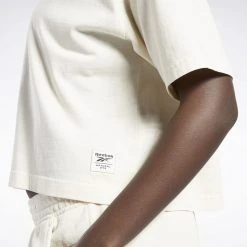 Reebok Classics Natural Dye Γυναικεία Crop Μπλούζα NONDYE -Γυναικεία Ρούχα Εκπτώσεις reebok classics cl rbk nd cropped t 7