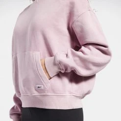 Reebok Classics Natural Dye Fleece Γυναικεία Μπλούζα με Κουκούλα INFLIL -Γυναικεία Ρούχα Εκπτώσεις reebok classics cl rbk nd fleece hoodie 2