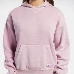 Reebok Classics Natural Dye Fleece Γυναικεία Μπλούζα με Κουκούλα INFLIL -Γυναικεία Ρούχα Εκπτώσεις reebok classics cl rbk nd fleece hoodie 3