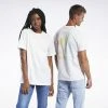 Γυναικεία Reebok Classics Backgraphic Unisex T-shirt CHALK