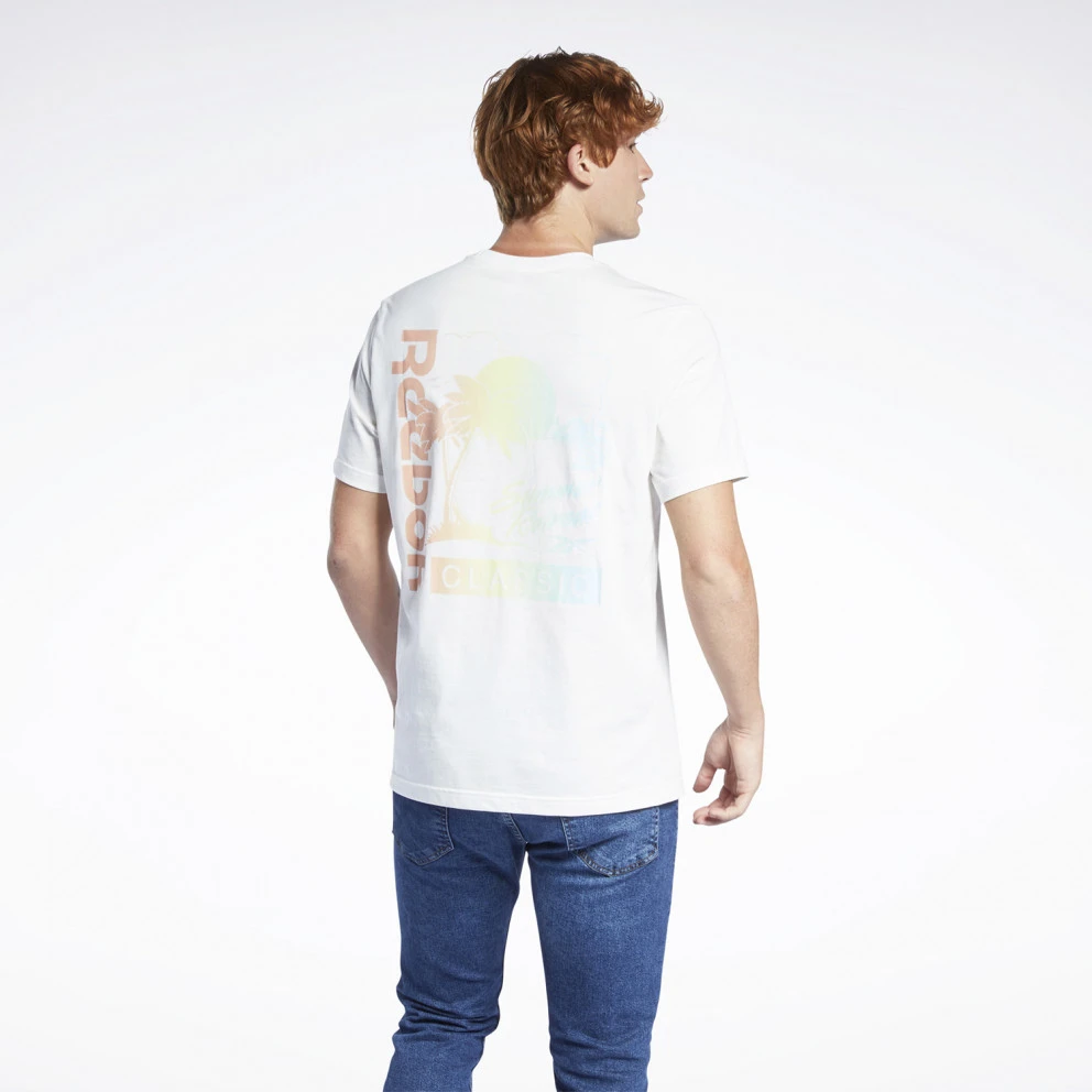Γυναικεία Reebok Classics Backgraphic Unisex T-shirt CHALK 3 Γυναικεία Reebok Classics Backgraphic Unisex T-shirt CHALK - Image 3