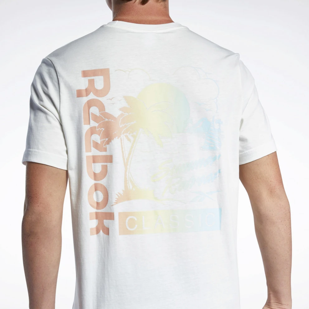 Γυναικεία Reebok Classics Backgraphic Unisex T-shirt CHALK 5 Γυναικεία Reebok Classics Backgraphic Unisex T-shirt CHALK - Image 5