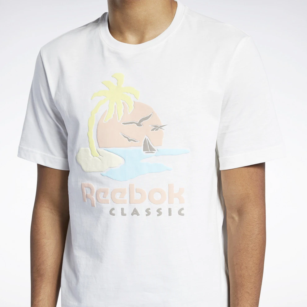 Γυναικεία Reebok Classics Graphic Unisex T-shirt CHALK 4 Γυναικεία Reebok Classics Graphic Unisex T-shirt CHALK - Image 4
