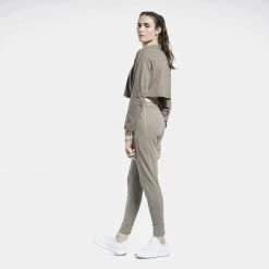 Reebok Classics Cotton Γυναικεία Μπλούζα με Μακρύ Μανίκι TRKGRY -Γυναικεία Ρούχα Εκπτώσεις reebok classics cl wde cotton longsleeve 9