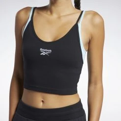 Reebok Classics Reebok Classic Γυναικεία Αμάνικη Μπλούζα Black -Γυναικεία Ρούχα Εκπτώσεις reebok classics cl wde strappy rib 7