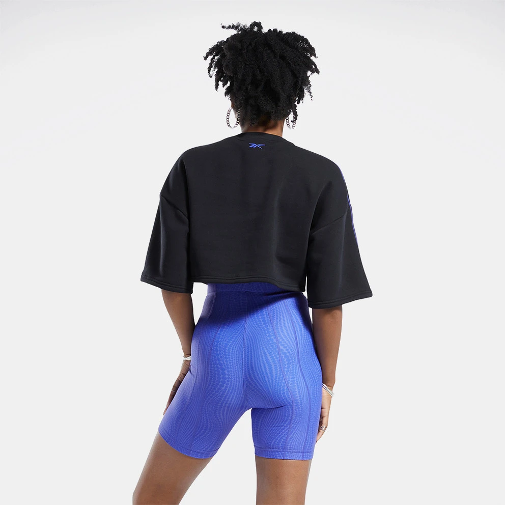 Reebok Classics Cardi B Crop Γυναικεία Μπλούζα Φούτερ BLACK 2 Reebok Classics Cardi B Crop Γυναικεία Μπλούζα Φούτερ BLACK - Image 2