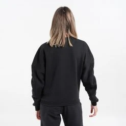 Γυναικεία Reebok Sport Modern Safari Cover-Up Γυναικείο Φούτερ BLACK -Γυναικεία Ρούχα Εκπτώσεις reebok sport modern safari coverup 1