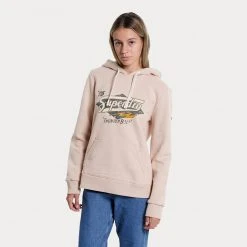 Superdry D1 Vintage Boho Γυναικεία Μπλούζα με Κουκούλα MUSHROOM