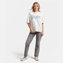 Γυναικεία Superdry D1 Vintage Logo Rainbow Γυναικείο T-Shirt OFF WHITE -Γυναικεία Ρούχα Εκπτώσεις superdry d1 vintage logo rainbow tee mplouza gunai 7