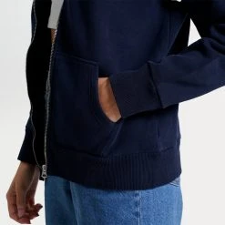 Superdry D1 Vintage Rainbow Γυναικεία Ζακέτα NAUTICAL NAVY -Γυναικεία Ρούχα Εκπτώσεις superdry d1 vintage logo rainbow ziphood fouter gu 7