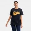 Γυναικεία Superdry D1 Vintage Script Γυναικείο T-Shirt ECLIPSE NAVY