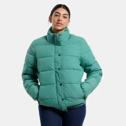 Γυναικεία Superdry Vintage Mountain Puffer Γυναικείο Μπουφάν BERYL GREEN