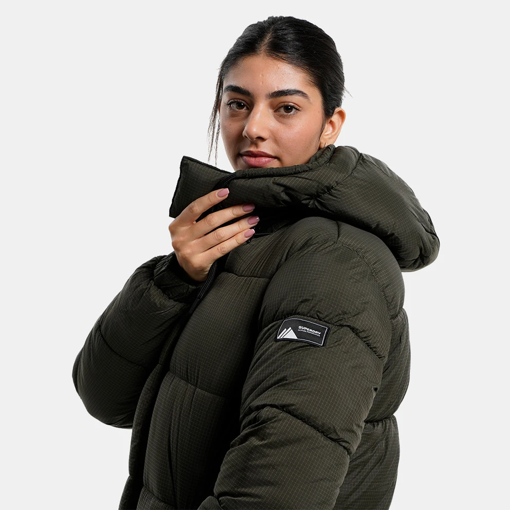 Γυναικεία Superdry D3 Touchline Γυναικείο Μπουφάν Παρκά KHAKI GRID 4 Γυναικεία Superdry D3 Touchline Γυναικείο Μπουφάν Παρκά KHAKI GRID - Image 4