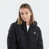 Γυναικεία Superdry Spirit Sports Puffer Γυναικείο Μπουφάν με Κουκούλα Black -Γυναικεία Ρούχα Εκπτώσεις superdry hooded spirit sports puffer mpoufan gunai