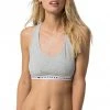 Γυναικεία Tommy Jeans Γυναικείο Μπουστάκι GREY HEATHER -Γυναικεία Ρούχα Εκπτώσεις tommy hilfiger cotton bralette iconic 2
