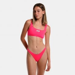 Γυναικεία Tommy Jeans Γυναικείο Bralette HYPER PINK -Γυναικεία Ρούχα Εκπτώσεις tommy jeans bralette 2