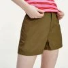 Γυναικεία Tommy Jeans Essential Chino Γυναικείο Σόρτς OLIVE TREE -Γυναικεία Ρούχα Εκπτώσεις tommy jeans essential chino short